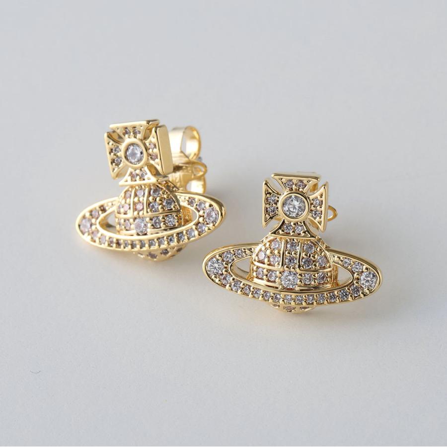 Vivienne Westwood ヴィヴィアンウエストウッド スタッドピアス CARMELA BAS RELIEF EARRINGS カルメラ バス レリーフ 6201033A レディースの画像