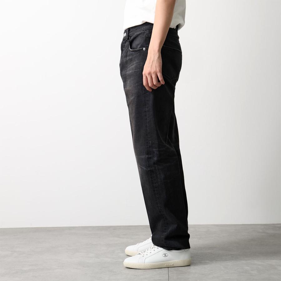 CELINE セリーヌ デニムパンツ RP0DI932F.GDN6 メンズ ボーイフレンドジーンズ 001 コットンデニム ストレート ミドルライズ Gパン ブラックの画像