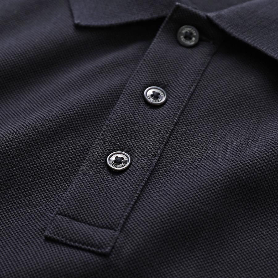MONCLER モンクレール ポロシャツ MAGLIA POLO MANICA C 8A70510 84556 メンズ 半袖 コットン 鹿の子 ロゴパッチ 773 8A7051084556773の画像