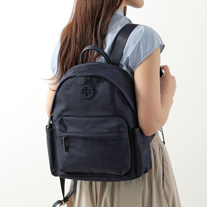 【最終値下げ】美品 Tory Burch ナイロンリュック ネイビー 軽量 人気 TORY BURCH（トリーバーチ） バックパック ELLA エラ 88368 レディース