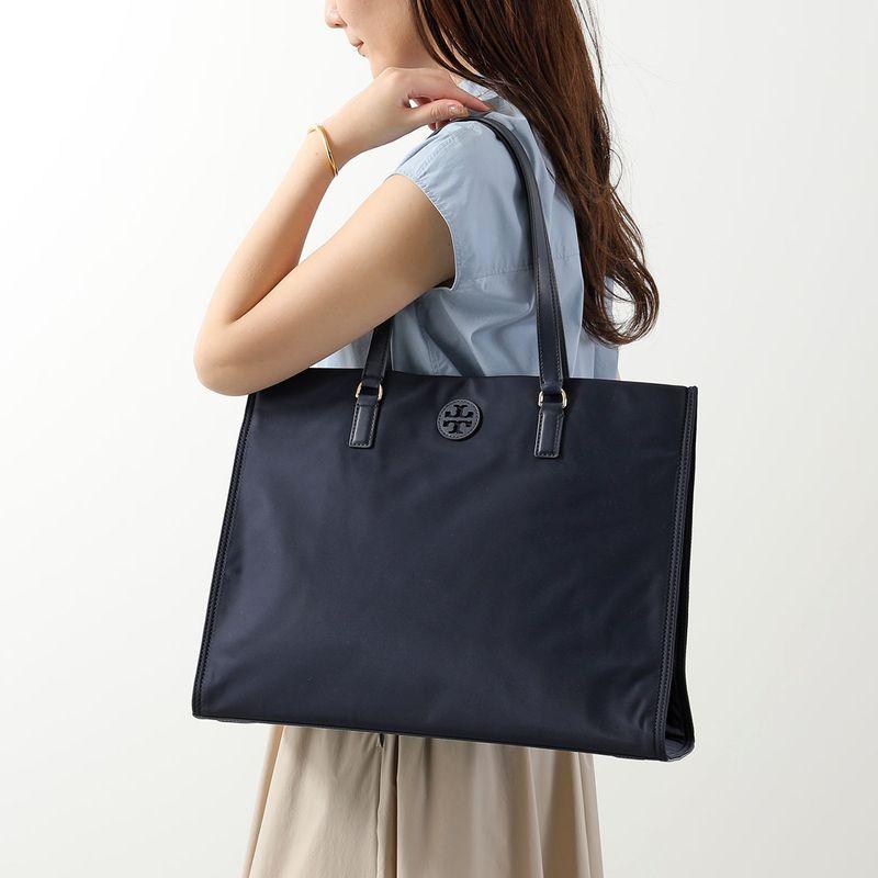 トリーバーチ TORY BURCH ベージュ トートバッグ ネイビー内装 TORY BURCH（トリーバーチ） トートバッグ ELLA エラ 136144