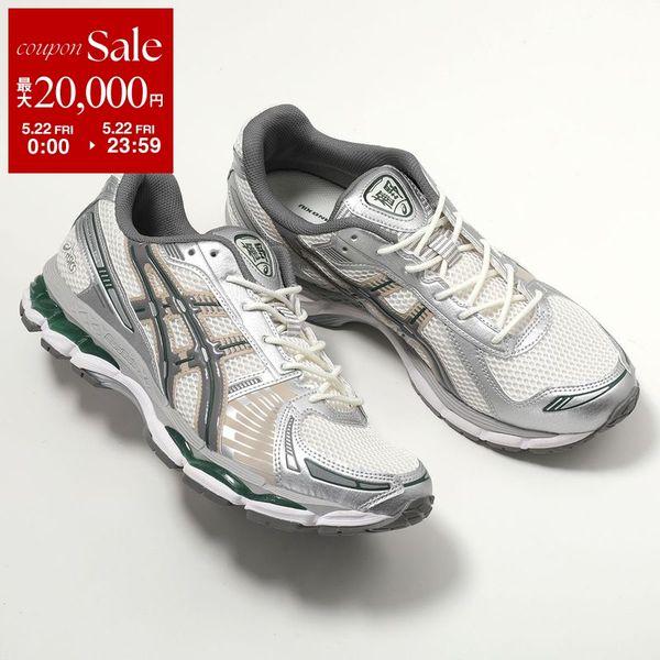 ASICS アシックス スニーカー GEL-KAYANO 12.1 ゲル カヤノ 1203A759.105 メンズ ローカット レースアップ 靴 CREAM/CARBONの画像