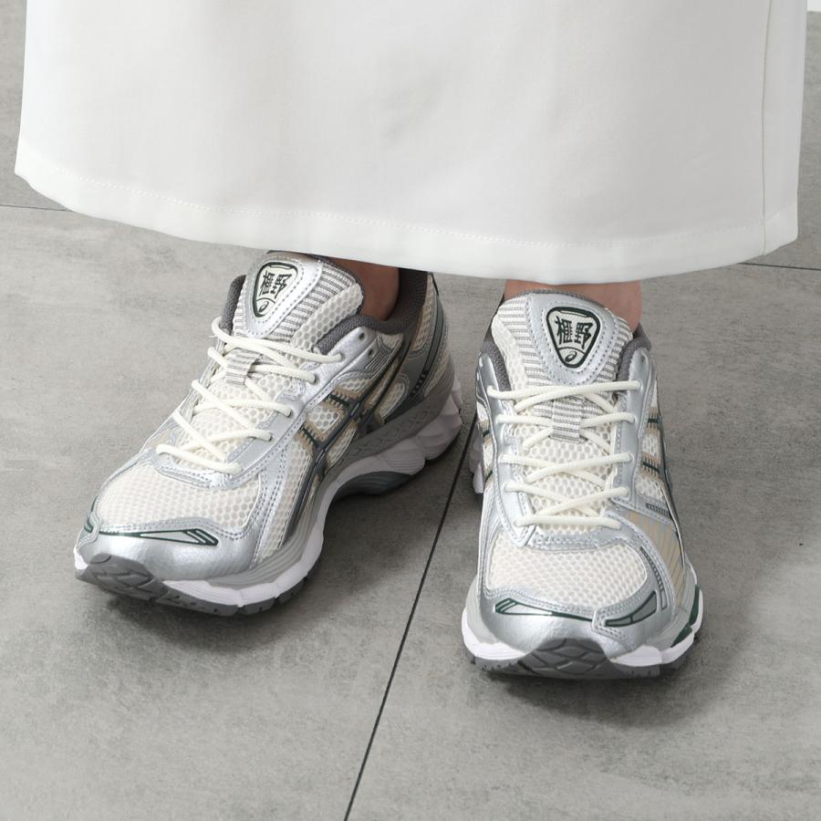 ASICS アシックス スニーカー GEL-KAYANO 12.1 ゲル カヤノ 1203A759.105 メンズ ローカット レースアップ 靴 CREAM/CARBONの画像