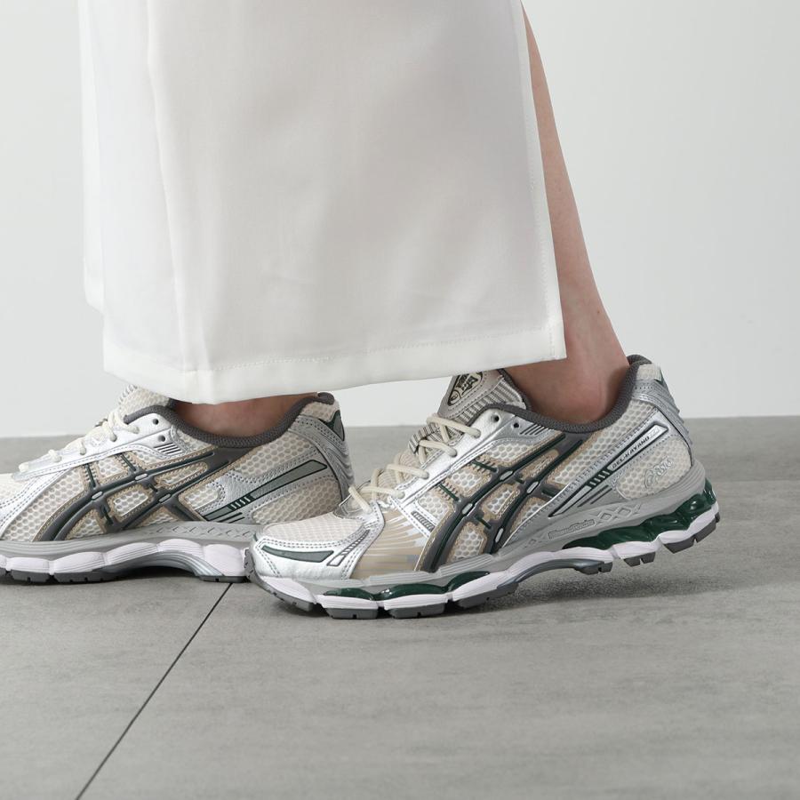 ASICS アシックス スニーカー GEL-KAYANO 12.1 ゲル カヤノ 1203A759.105 メンズ ローカット レースアップ 靴 CREAM/CARBONの画像