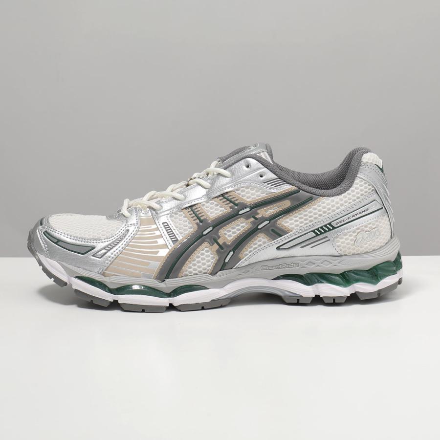 ASICS アシックス スニーカー GEL-KAYANO 12.1 ゲル カヤノ 1203A759.105 メンズ ローカット レースアップ 靴 CREAM/CARBONの画像
