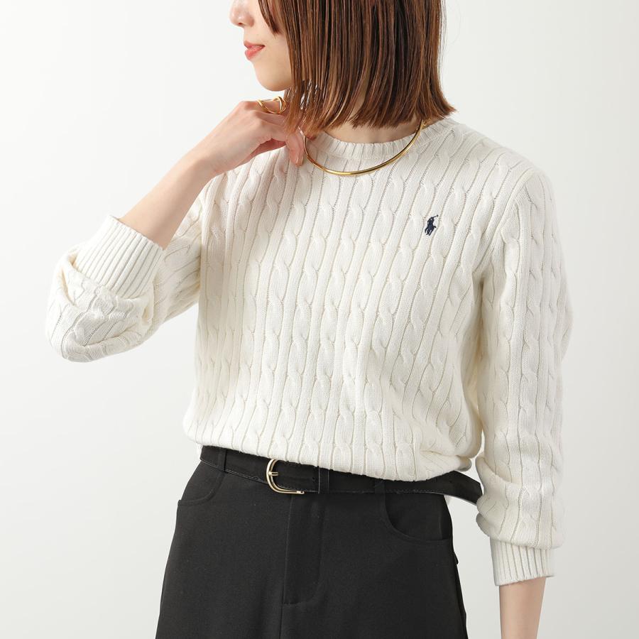 POLO Ralph Lauren✨コットンケーブルニット 白 ポニー L 新品 POLO RALPH LAUREN（ポロ・ラルフローレン） セーター 211971869