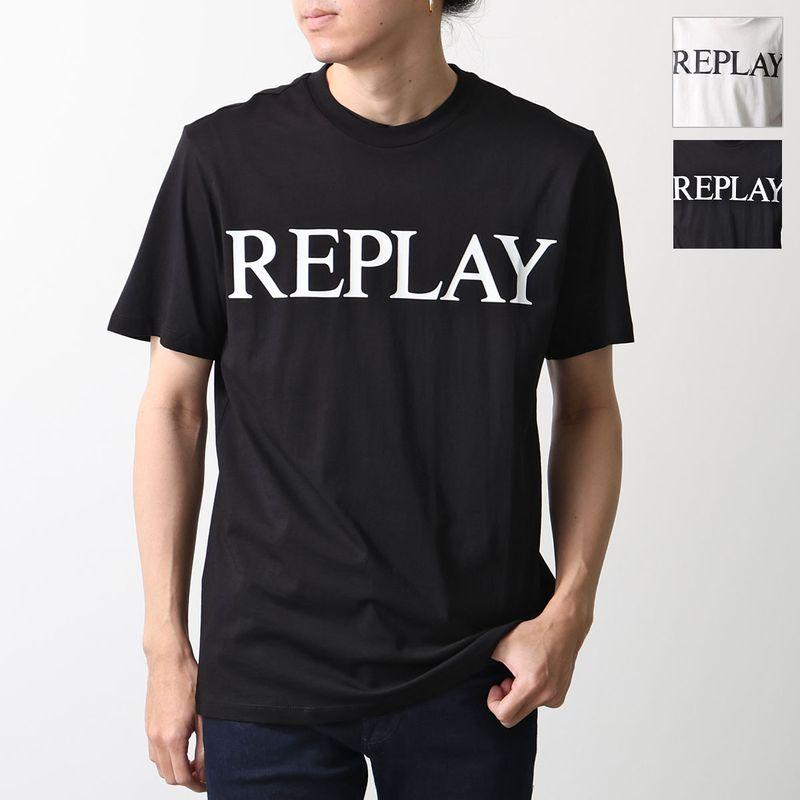 REPLAY（リプレイ） Tシャツ M3099 2660 メンズ カットソー 半袖 ロゴT