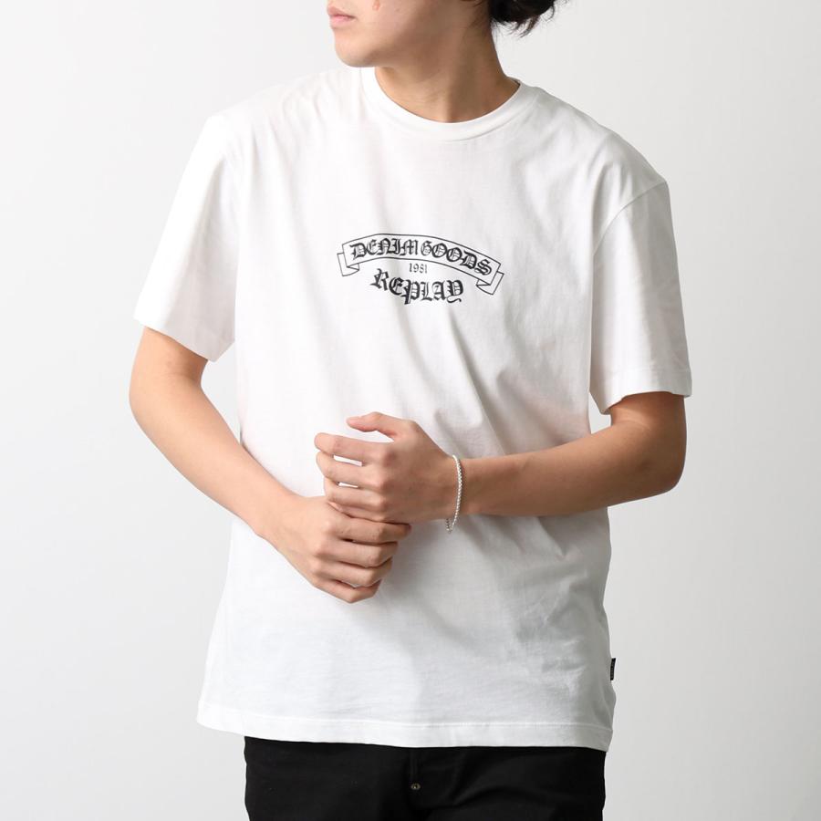 REPLAY（リプレイ） Tシャツ M3332 2660 メンズ カットソー ロゴT 半袖