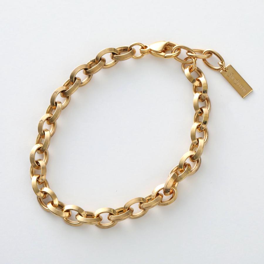 SAINT LAURENT サンローラン ブレスレット 857625 Y1500 レディース ピークドチェーン アクセサリー 7005 857625Y15007005の画像