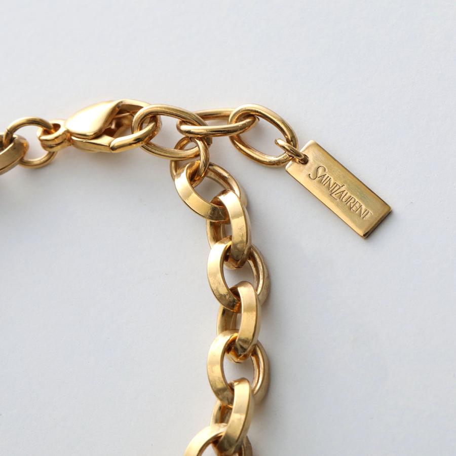 SAINT LAURENT サンローラン ブレスレット 857625 Y1500 レディース ピークドチェーン アクセサリー 7005 857625Y15007005の画像