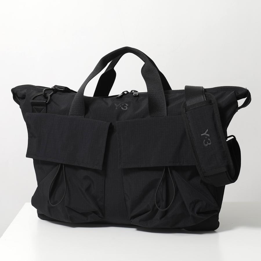 Y-3 ワイスリー メッセンジャーバッグ ナイロン レザー A4収納 Y-3 ワイスリー メッセンジャー バッグ UTILITY MESSENGER BAG