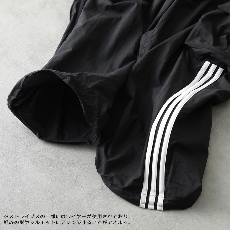 Y-3 ワイスリー カーゴパンツ NYLON WIRED 3 STRIPES CARGO PANTS ナイロン ワイヤード 3ストライプス KF1087 メンズ ナイロン ロゴ BLACKの画像