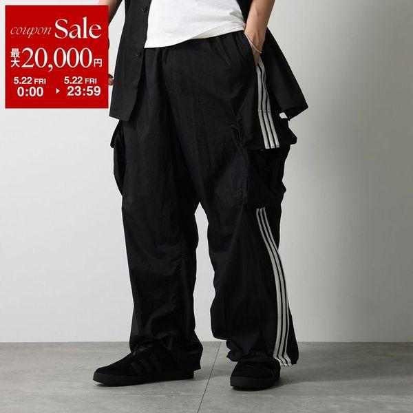 Y-3 ワイスリー カーゴパンツ NYLON WIRED 3 STRIPES CARGO PANTS ナイロン ワイヤード 3ストライプス KF1087 メンズ ナイロン ロゴ BLACKの画像
