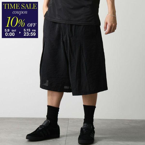 Y-3 ワイスリー ハーフパンツ CRINKLE PLEATED SHORTS クリンクル