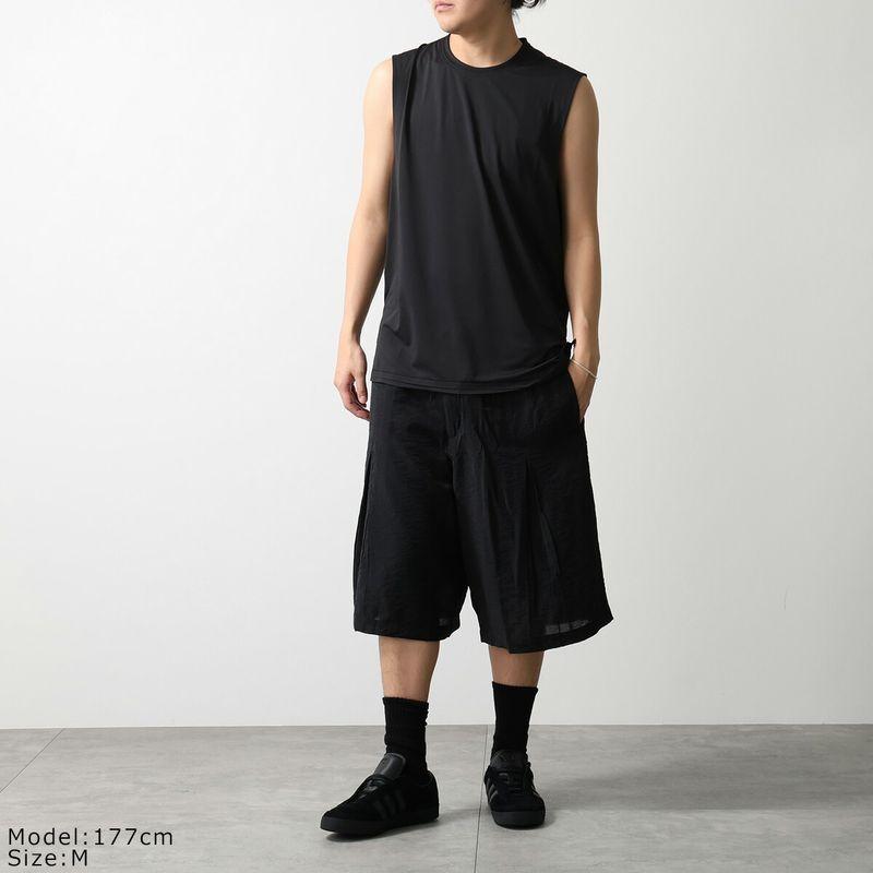 Y-3 ワイスリー ハーフパンツ CRINKLE PLEATED SHORTS クリンクル
