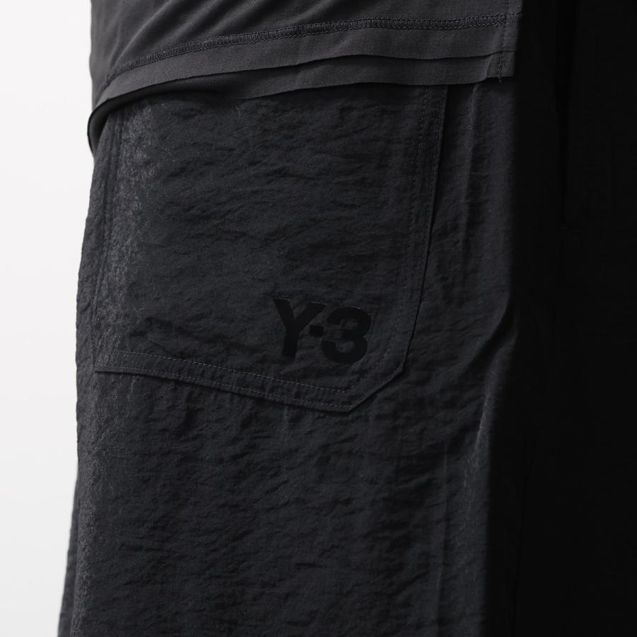 Y-3 ワイスリー ハーフパンツ CRINKLE PLEATED SHORTS クリンクル