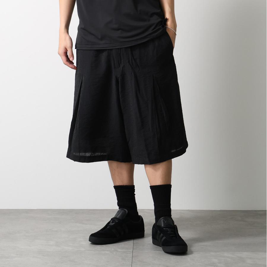 Y-3 ワイスリー ハーフパンツ CRINKLE PLEATED SHORTS クリンクル