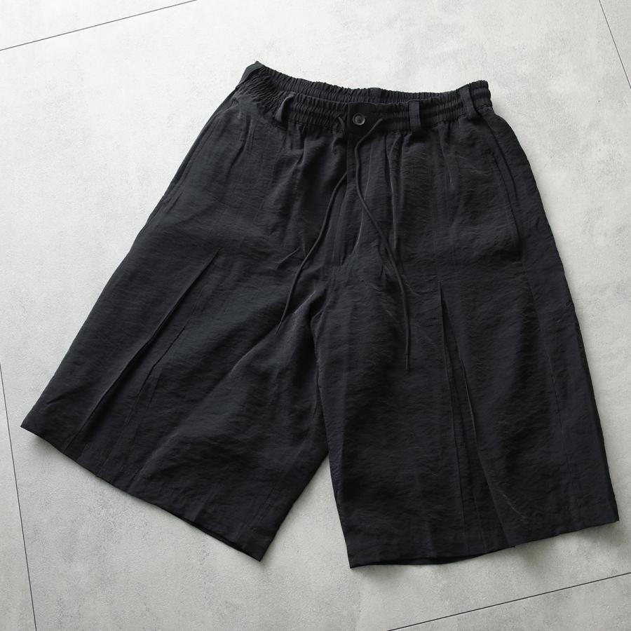 Y-3 ワイスリー ハーフパンツ CRINKLE PLEATED SHORTS クリンクル