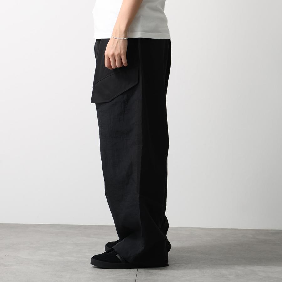 Y-3 ワイスリー パンツ UT STRAIGHTLEG PANTS ユーティリティー ストレートレッグ パンツ KD3976 メンズ ルーズフィット ロゴ BLACKの画像