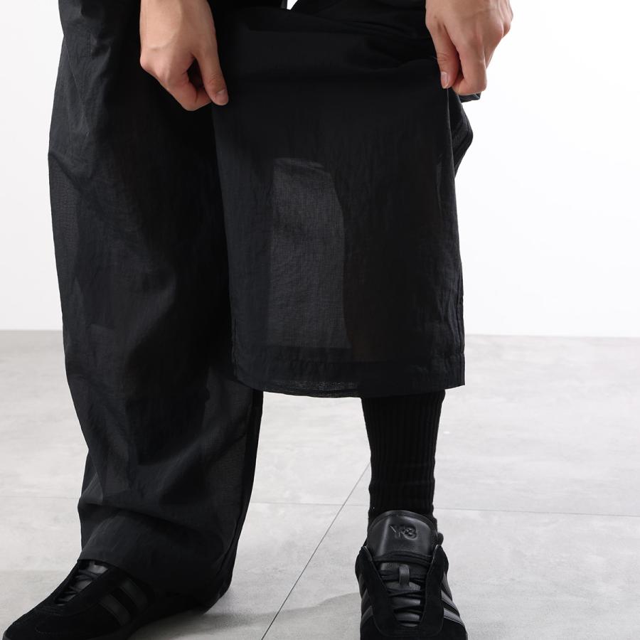 Y-3 ワイスリー パンツ UT STRAIGHTLEG PANTS ユーティリティー ストレートレッグ パンツ KD3976 メンズ ルーズフィット ロゴ BLACKの画像