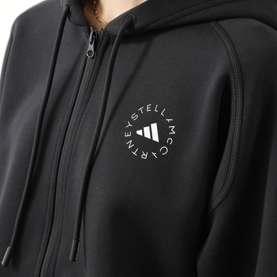 ステラマッカートニー　ブラックメッシュジップアップブルゾン　38 adidas by Stella McCartney アディダス バイ ステラマッカートニー