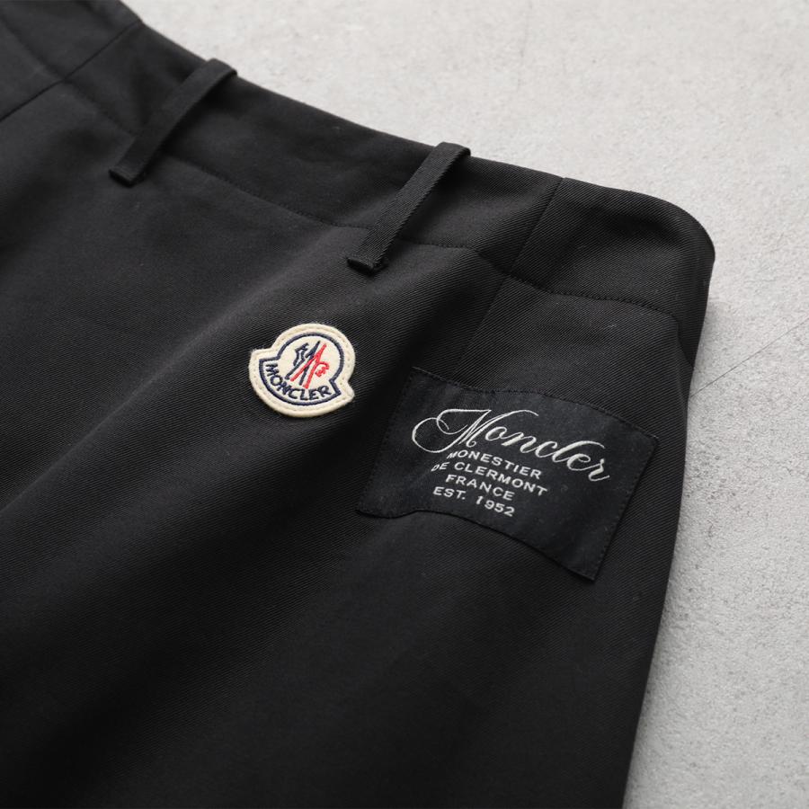 MONCLER モンクレール スカート GONNA 2D00022 598WH レディース コットン ミディ丈 ロゴパッチ ベルトループ Aライン 999の画像