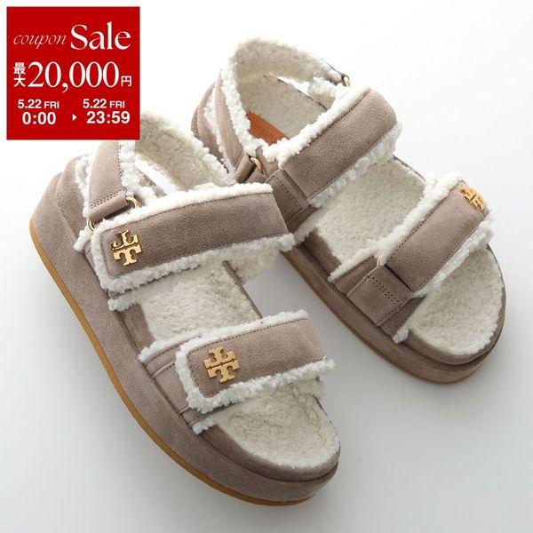 トリーバーチ　ビジュ　ムートンサンダル　新品未使用 TORY BURCH（トリーバーチ） サンダル KIRA SPORT SANDAL キラ