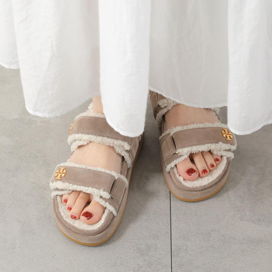 トリーバーチ　ビジュ　ムートンサンダル　新品未使用 TORY BURCH（トリーバーチ） サンダル KIRA SPORT SANDAL キラ