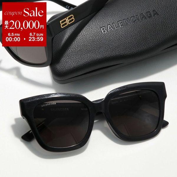 BALENCIAGA ブラック サングラス 最終値下げ BALENCIAGA（バレンシアガ） サングラス BB0237SA メンズ ウェリントン