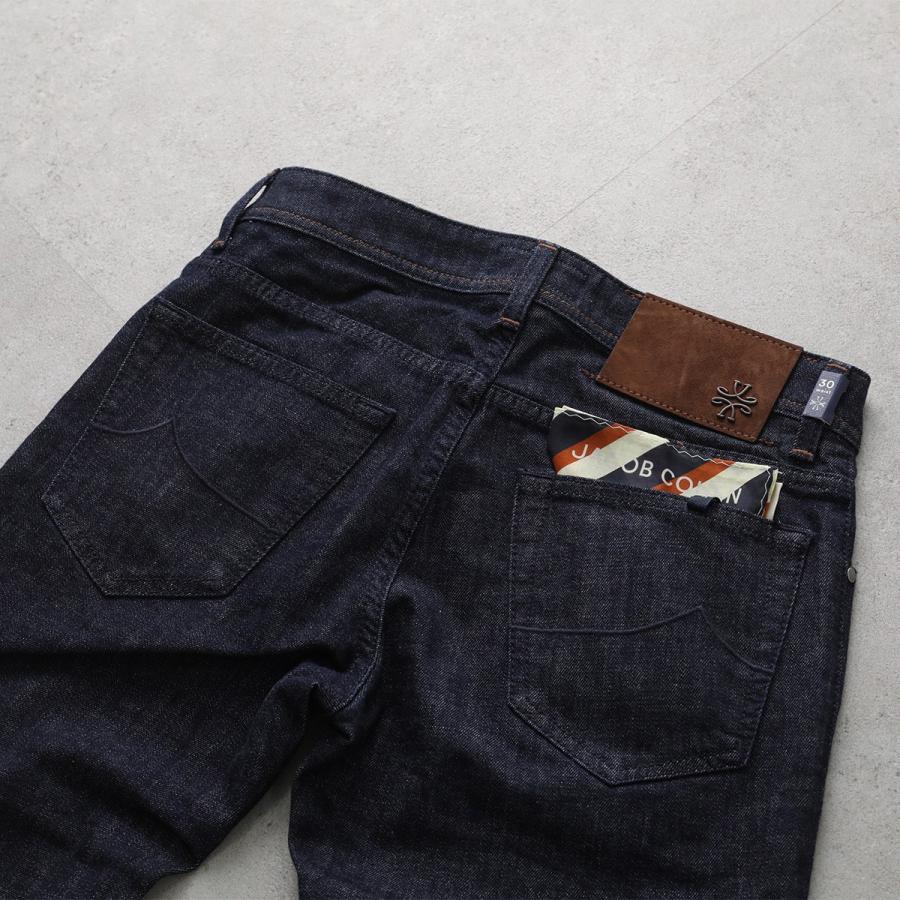 JACOB COHEN ヤコブ コーエン ジーンズ NICK ニック JUM_QE006 S3736 メンズ デニムパンツ スリムフィット ストレッチ スカーフ付 100Dの画像