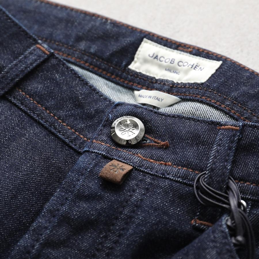 JACOB COHEN ヤコブ コーエン ジーンズ NICK ニック JUM_QE006 S3736 メンズ デニムパンツ スリムフィット ストレッチ スカーフ付 100Dの画像