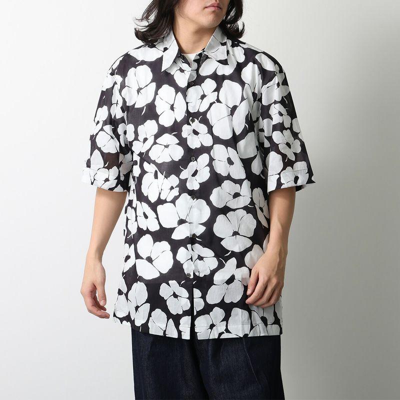 DRIES VAN NOTEN 花柄 刺繍 開襟 半袖シャツ DRIES VAN NOTEN（ドリス ヴァン ノッテン） シャツ CASSIDYE カシダイ