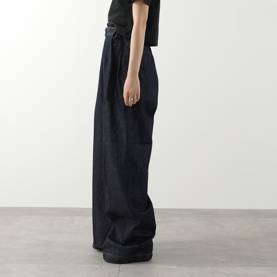 DRIES VAN NOTEN ブラック ワイドデニム29黒 DRIES VAN NOTEN（ドリス ヴァン ノッテン） ジーンズ PEACHES BIS DEN