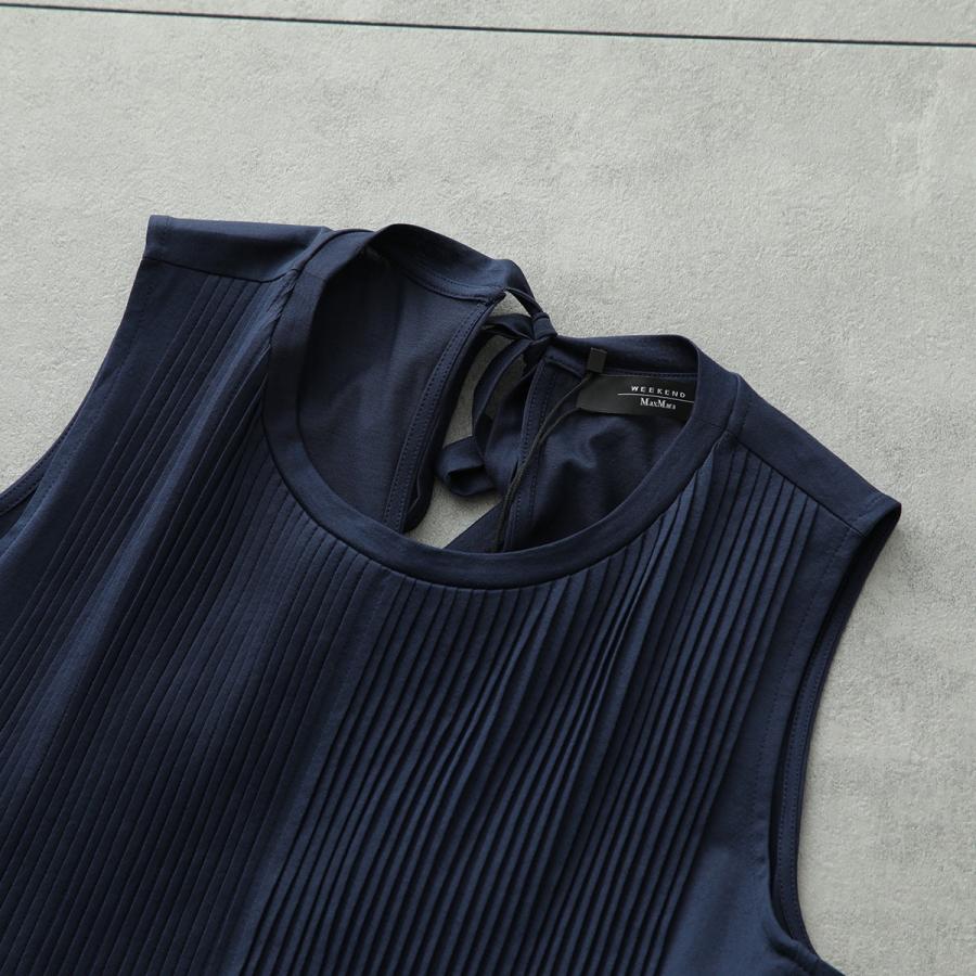 Max Mara(マックスマーラ) ノースリーブカットソー サイズ36 S レディース美品  - 黒×ライトブルー 2026年最新】Max Mara レディース ノースリーブ Tシャツ・カットソーの