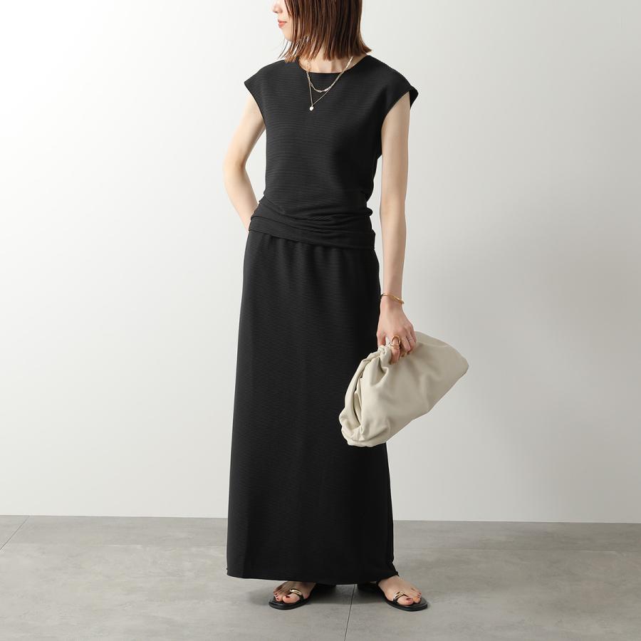 マックスマーラ　黒　リブ　ロングスカート スリット Max Mara（マックスマーラ） MAX MARA MM スカート DRITTO ドリット