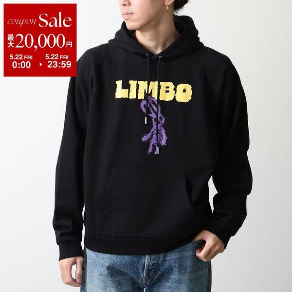 CELINE セリーヌ パーカー LIMBO リンボ RY0GP510Z.38ML メンズ 長袖 フーディー プルオーバー ラビット コットン ブラック RY0GP510Z38MLの画像