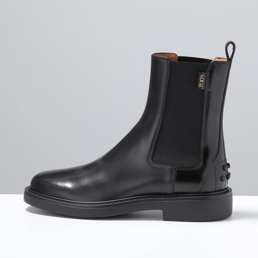 TODS トッズ ショートブーツ XXW20L0IQ40AKT レディース レザー サイドゴア アンクルブーツ シューズ 靴 B999/AKT-NERO XXW20L0IQ40AKTB999の画像