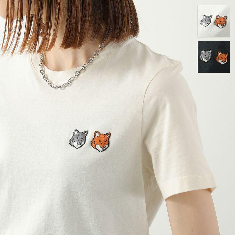 MAISON KITSUNE（メゾン キツネ） Tシャツ DOUBLE FOX ダブル