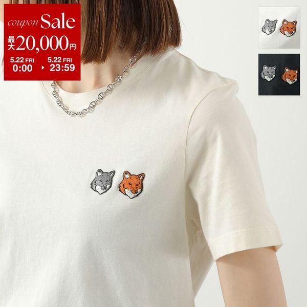 MAISON KITSUNE（メゾン キツネ） Tシャツ DOUBLE FOX ダブル