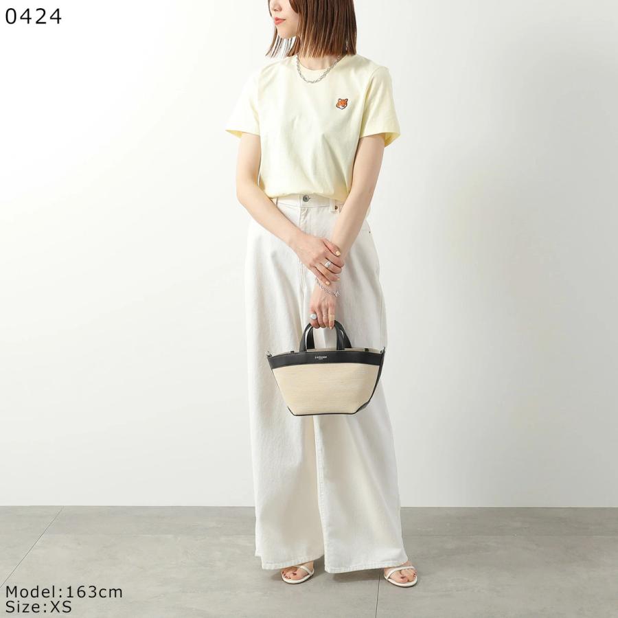 MAISON KITSUNE メゾンキツネ Tシャツ FOX HEAD フォックスヘッド レギュラー PW00113KJ7026 レディース コットン 半袖 カットソーの画像