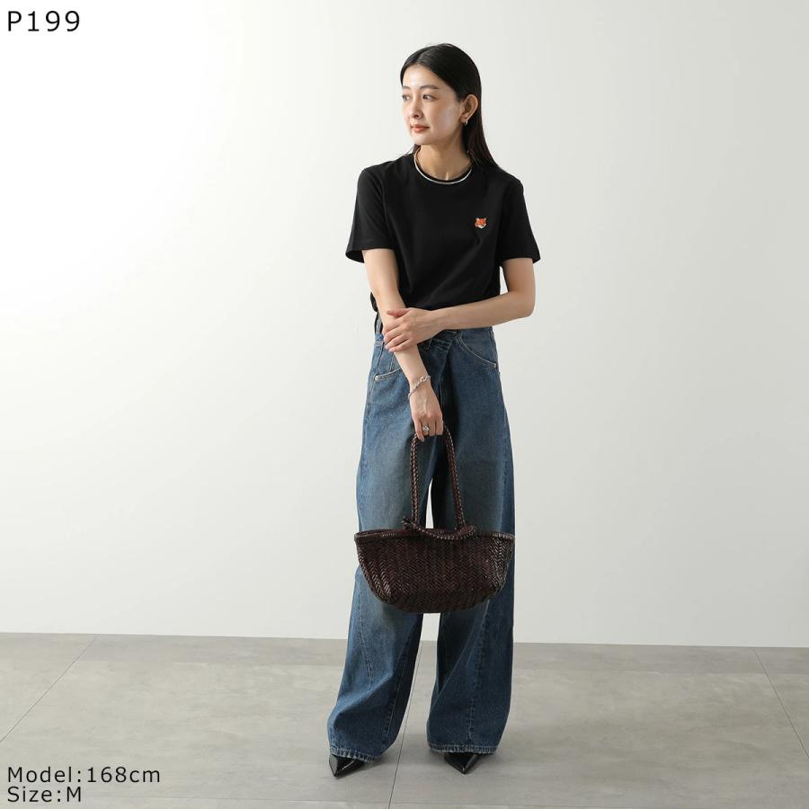 MAISON KITSUNE メゾンキツネ Tシャツ FOX HEAD フォックスヘッド レギュラー PW00113KJ7026 レディース コットン 半袖 カットソーの画像