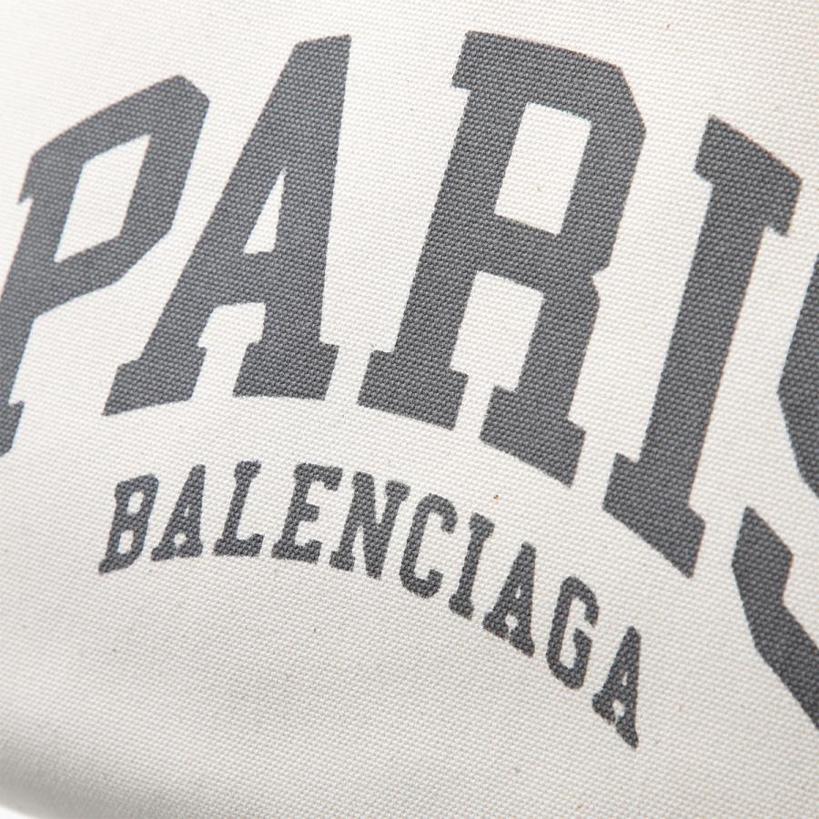 BALENCIAGA バレンシアガ トートバッグ PARIS CANVAS SMALL TOTE BAG 692068 2106M メンズ ロゴ レザー キャンバス 鞄 9911の画像