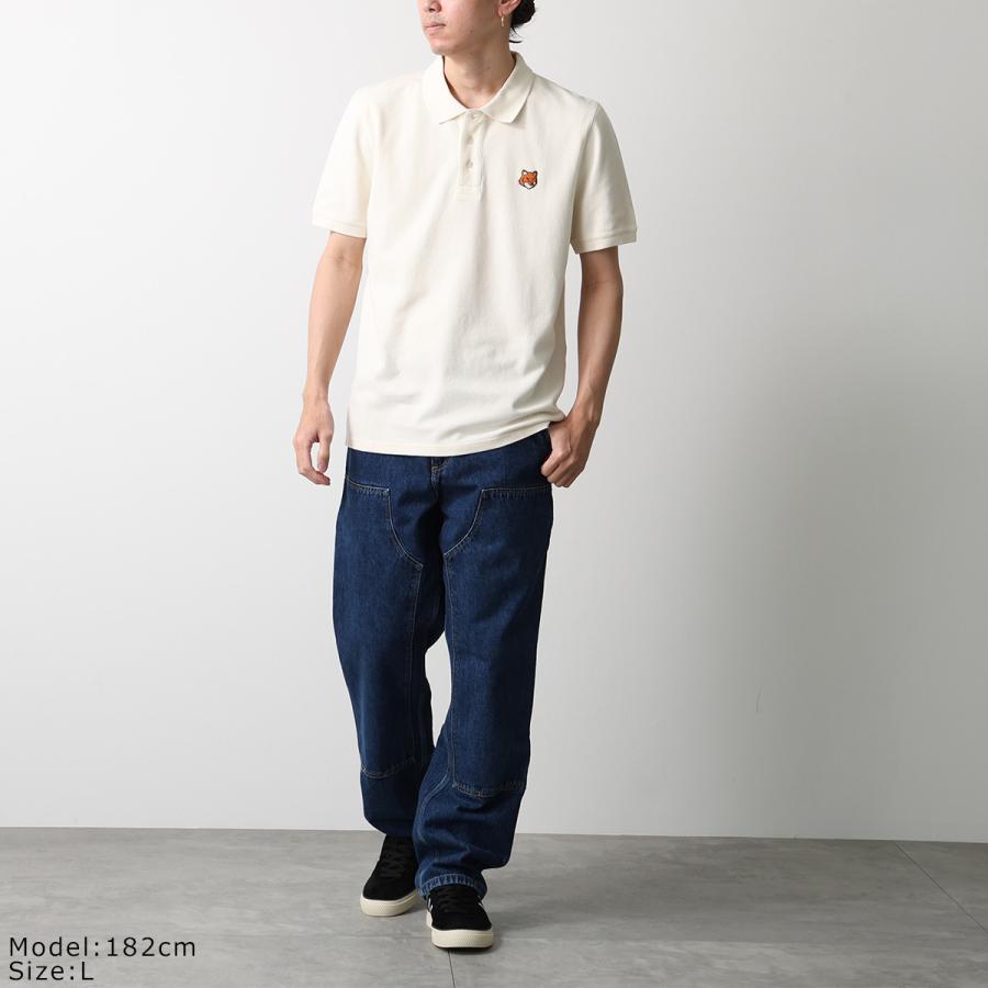 【25年春夏】メゾンキツネ フォックスヘッドポロシャツ ブラウン XL MAISON XL ブラウン フォックスヘッドポロシャツ 【25年春夏】メゾン