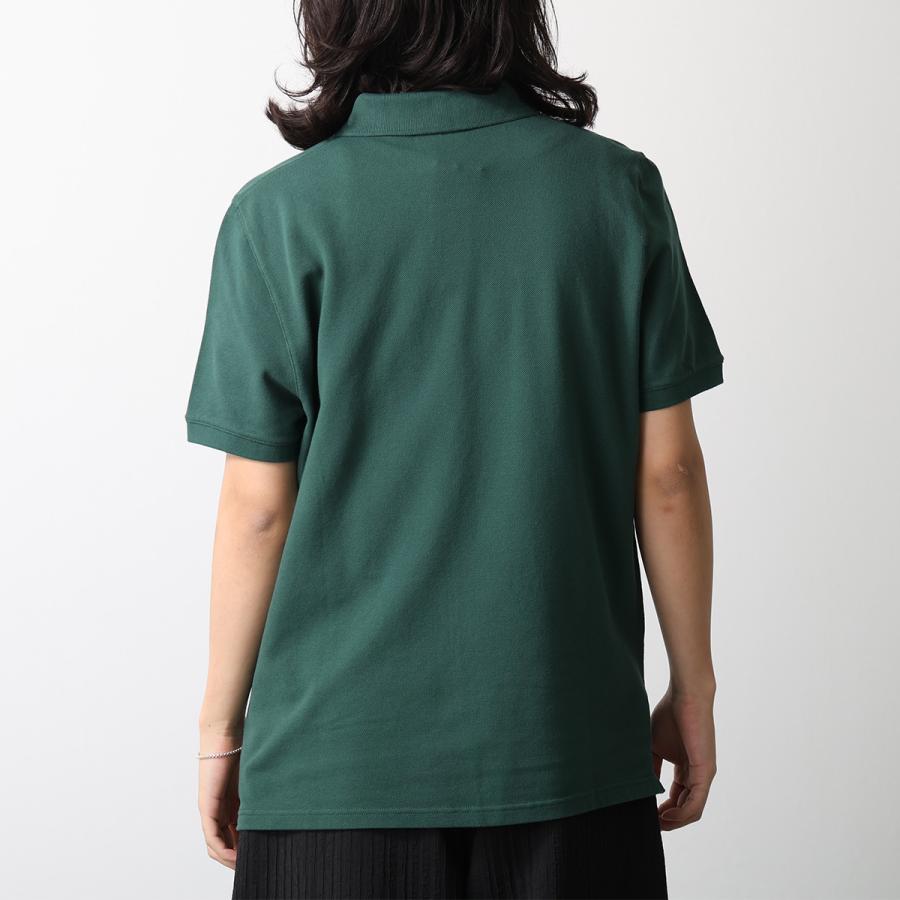 メゾンキツネ FOX フォックスヘッド 鹿の子 半袖 ポロシャツ M/◆☆ MAISON KITSUNE（メゾン キツネ） ポロシャツ FOX HEAD フォックス