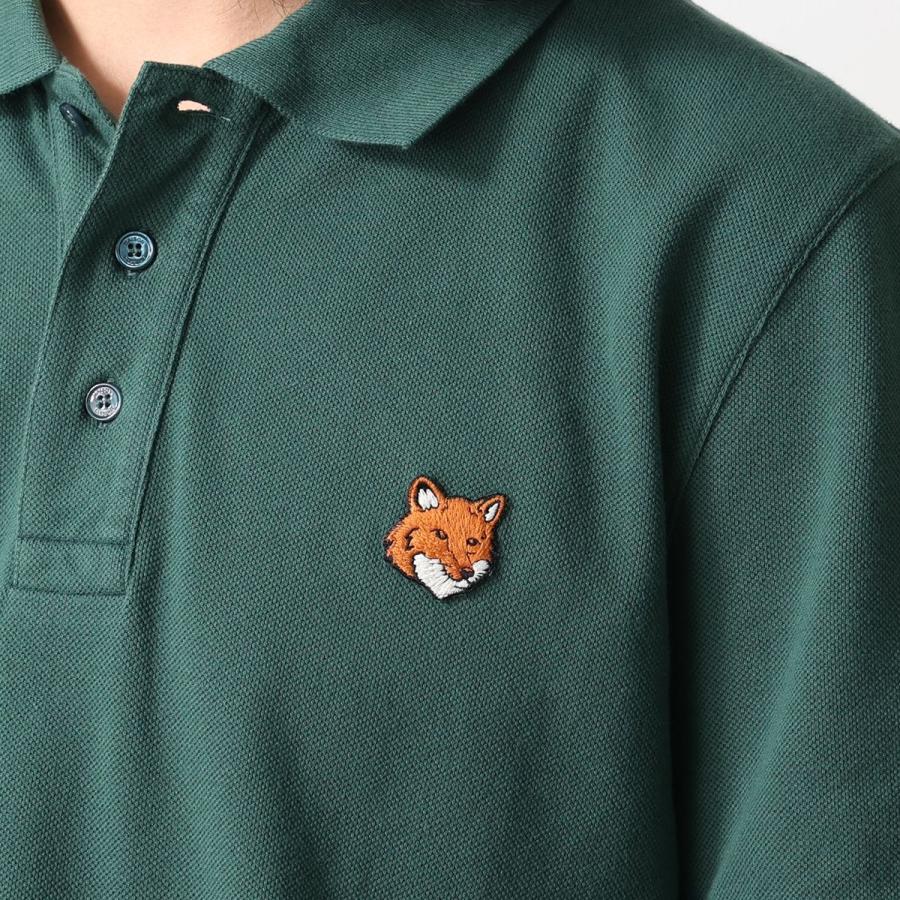 MAISON KITSUNEポロシャツ PM00209KP0002 Lサイズ MAISON KITSUNE（メゾン キツネ） ポロシャツ メンズ フォックスヘッド