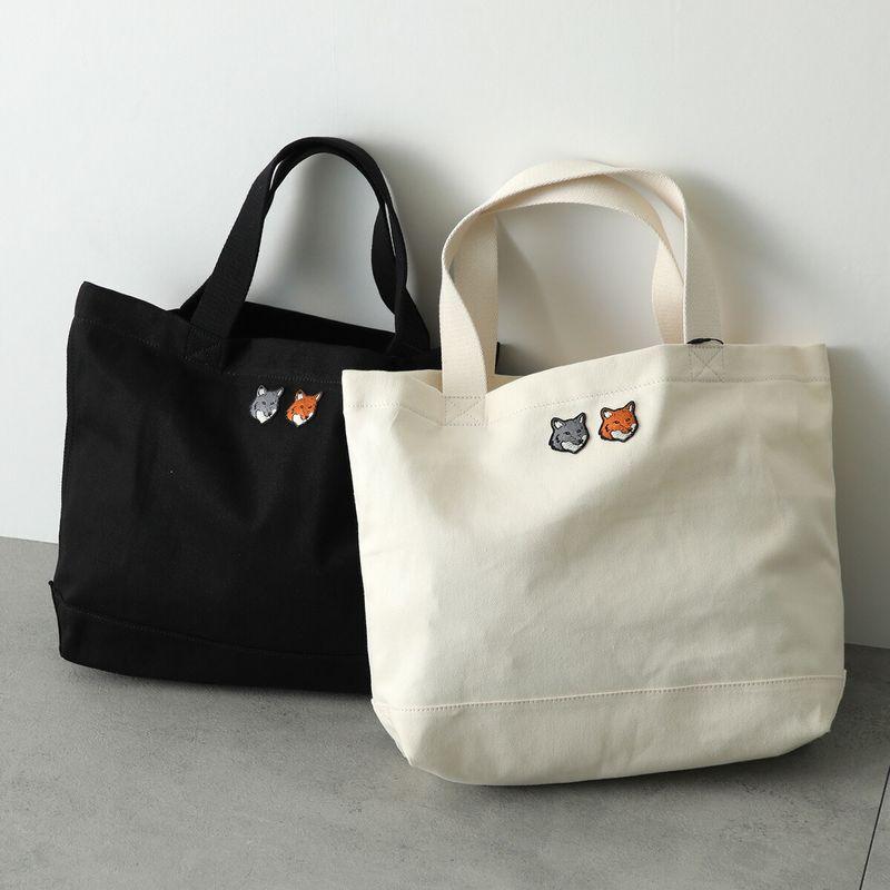 MAISON KITSUNE（メゾン キツネ） トートバッグ DOUBLE FOX ダブル