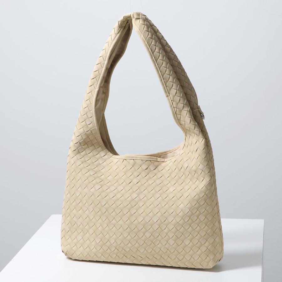 【訳あり】TENERA テネラ トートバッグ Handwoven Suede Large Hobo ハンドウーブン ラージ ホーボーバッグ レディース スエードコレクション 鞄 ブラウンの画像