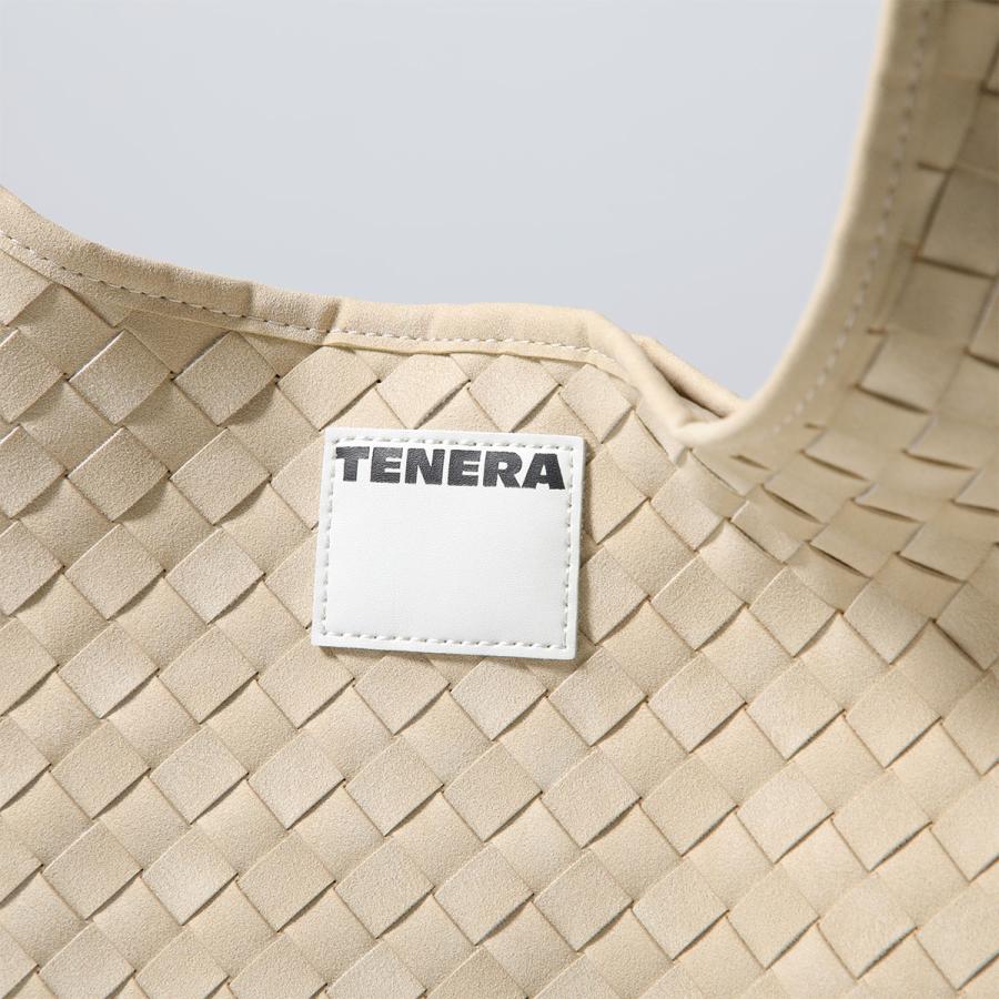 【訳あり】TENERA テネラ トートバッグ Handwoven Suede Large Hobo ハンドウーブン ラージ ホーボーバッグ レディース スエードコレクション 鞄 ブラウンの画像