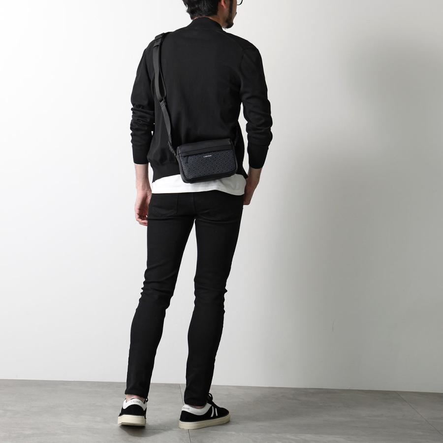 Calvin Klein カルバンクライン ショルダーバッグ CK MUST MONO CAMERA LV04D3088G メンズ モノグラム ロゴ エコレザー カメラバッグ 鞄 UB1/Black_4