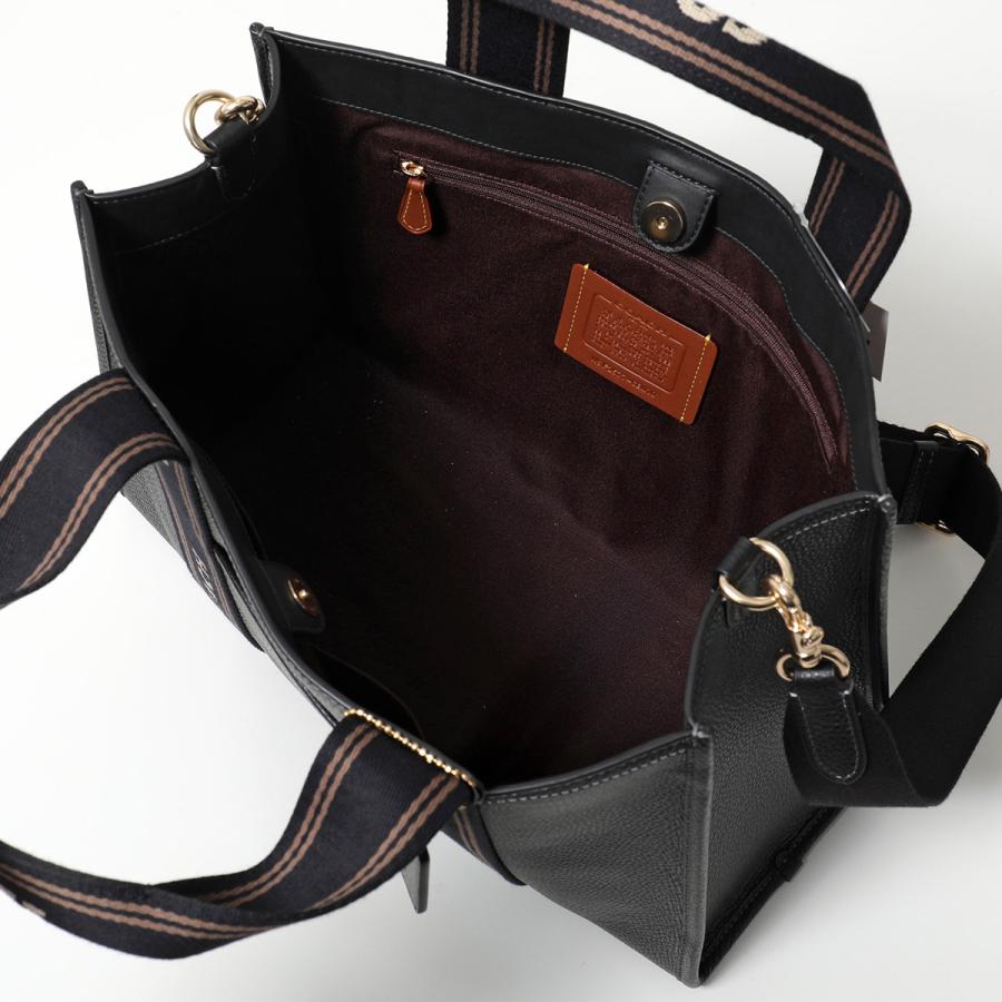 COACH コーチ トートバッグ RFB SMITH スミス CBM10 レディース レザー ショルダーバッグ A4 鞄 IMA47/BLACK-MULTIの画像